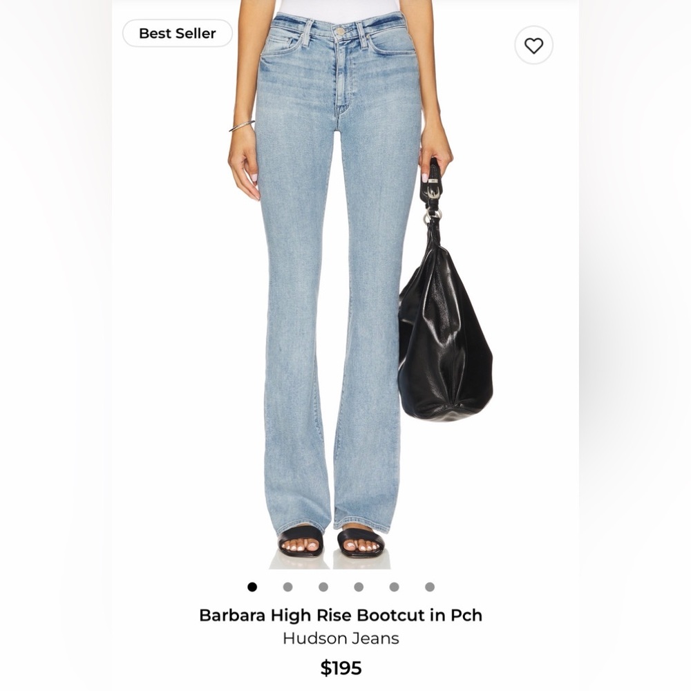 Hudson Barbara High Rise Bootcut Jeans - Picture 2 of 7
